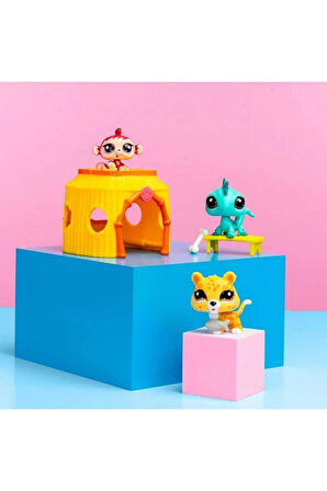 Littlest Pet Shop Minişler Orman Oyun Seti 3’lü Figür Seti S1 - 5 CM