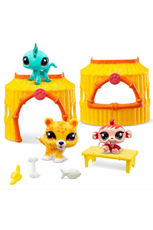 Littlest Pet Shop Minişler Orman Oyun Seti 3’lü Figür Seti S1 - 5 CM