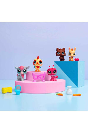 Littlest Pet Shop Minişler 5’li Figür Seti S1 - Minişler Çiftlikte - 5 CM
