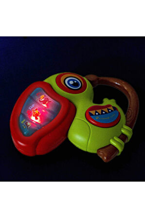 Kuş Sesleri Çıkaran Işıklı Notalı Ninnili Müzikli Ağackakan İnteraktif Bebek Eğitici Tuşlu Oyuncak