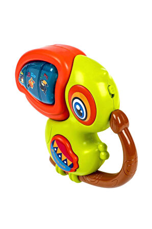 Kuş Sesleri Çıkaran Işıklı Notalı Ninnili Müzikli Ağackakan İnteraktif Bebek Eğitici Tuşlu Oyuncak