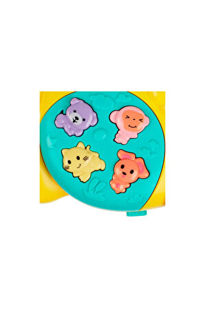 Hayvan Sesleri Çıkaran Tuşlu Işıklı Notalı Ninnili Müzikli Dinazor İnteraktif Bebek Eğitici - Sarı