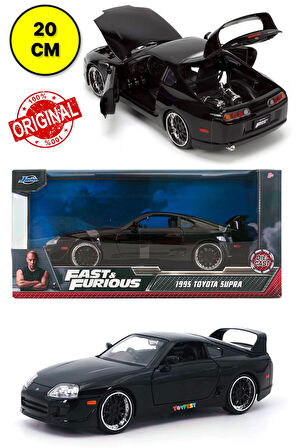 Jada Fast & Furious 1995 Supra Model Araba Siyah 1:24