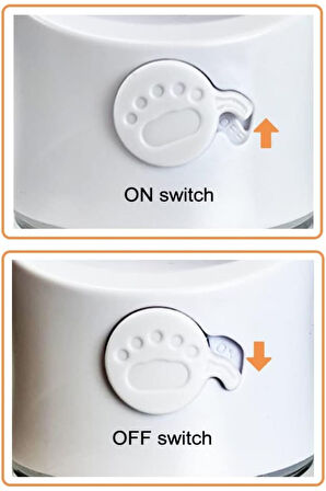 Taşınabilir Mama Hazneli Evcil Hayvan Suluğu Seyahat Kabı Kilitlenebilen Su Sızdırmaz 380 ML - Beyaz