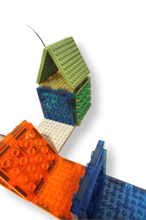 Magnescape Magnetic Tiles Mıknatıslı 3D Yapı Oyuncağı - 20 Parça