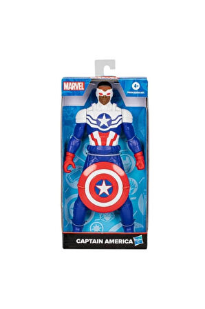Captain America - Kaptan Amerika Beyaz Karakter Dev Figür - 24 Cm