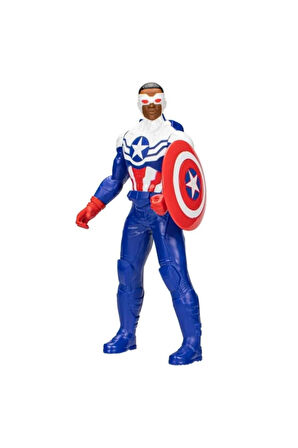 Captain America - Kaptan Amerika Beyaz Karakter Dev Figür - 24 Cm