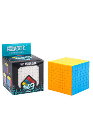Moyu Meilong 9X9 Küp Stickersız Hızlı Zeka Sabır Küpü