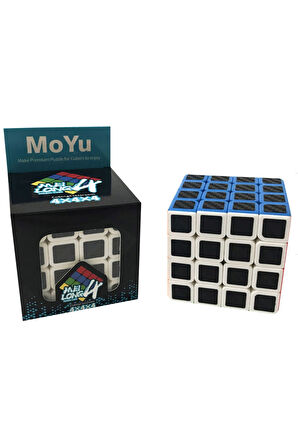 Moyu Fiber Karbon 4X4 Küp Hızlı Rübik Zeka Sabır Küpü