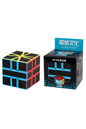 Moyu Fiber Karbon SQ1 Küp Hızlı Rübik Zeka Sabır Küpü