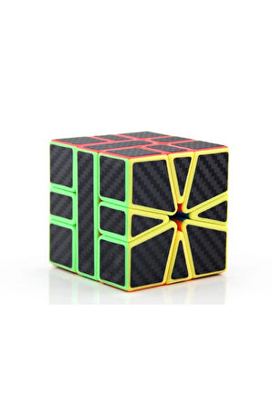 Moyu Fiber Karbon SQ1 Küp Hızlı Rübik Zeka Sabır Küpü