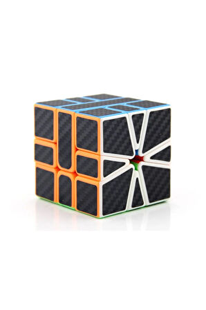 Moyu Fiber Karbon SQ1 Küp Hızlı Rübik Zeka Sabır Küpü