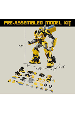 Transformers Başlangıç Rise Of The Beasts Amk Series Bumblebee Model Kit Parçalı Figür - 16 Cm