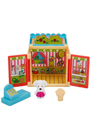 8 CM Mini Hayvan Evleri - Çiçekçi Dükkanı