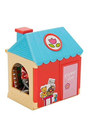 8 CM Mini Hayvan Evleri - Çiçekçi Dükkanı