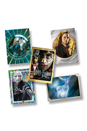 Panini Mega Başlangıç Harry Potter Albümü + 3 Trading Kart Paketi (18 Kart) + 3 Limited Edition Kart
