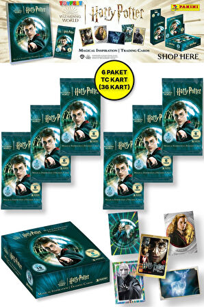 Panini Harry Potter Koleksiyonluk Trading Kart - 6 PAKET (36 KART)