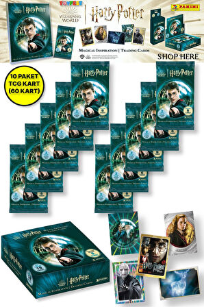 Panini Harry Potter Koleksiyonluk Trading Kart - 10 PAKET (60 KART)