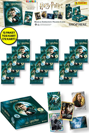 Panini Harry Potter Koleksiyonluk Trading Kart - 12 PAKET (72 KART)