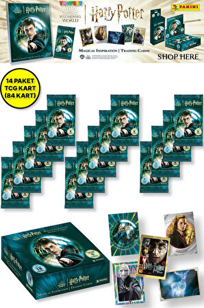 Panini Harry Potter Koleksiyonluk Trading Kart - 14 PAKET (84 KART)