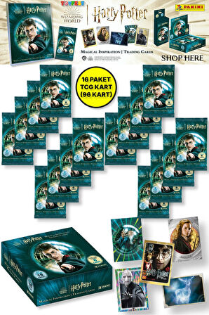Panini Harry Potter Koleksiyonluk Trading Kart - 16 PAKET (96 KART)