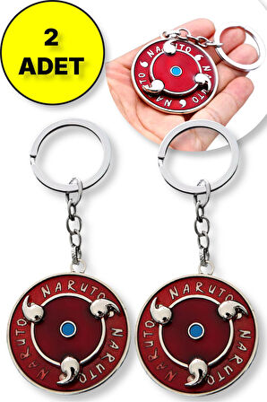 Naruto Dönence Şekilli Metal Anahtarlık - 2 ADET
