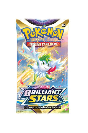 Pokemon Oyun Kartı TCG Sword&Shield Brilliant Stars Booster Pack - 3 Paket (30 KART)