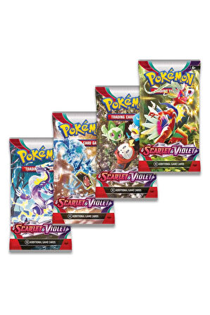 Pokemon Oyun Kartı TCG Scarlet & Violet Booster Pack - 1 Paket (10 KART)