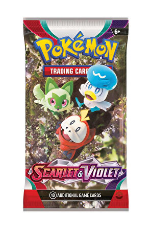 Pokemon Oyun Kartı TCG Scarlet & Violet Booster Pack - 1 Paket (10 KART)