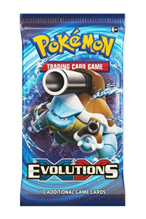 Pokemon Oyun Kartı TCG XY Evolutions Booster Pack - 4 Paket (40 KART)