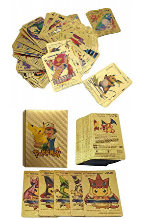 Pokemon Oyun Kartı TCG Gold Starter Box Pack - 2 Paket (110 KART)
