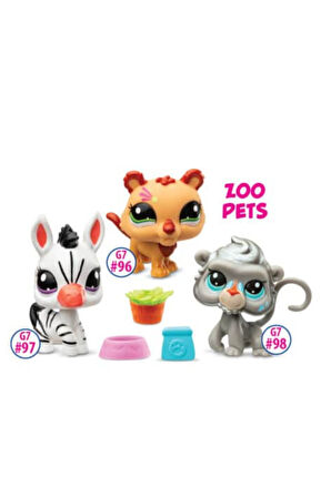 Littlest Pet Shop Minişler 3’lü Figür Seti S2 - Tavşan – Ağaçkakan – Sincap - 5 Cm  Minişler