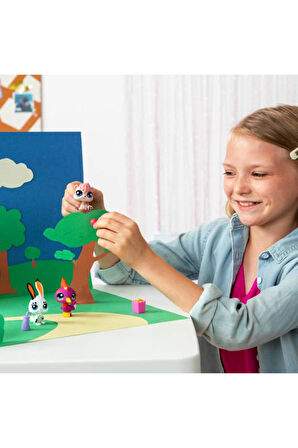 Littlest Pet Shop Minişler 3’lü Figür Seti S2 - Tavşan – Ağaçkakan – Sincap - 5 Cm  Minişler