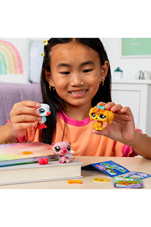 Littlest Pet Shop Minişler 3’lü Figür Seti S2 - Su Samuru – Martı – Köpek - 5 Cm  Minişler