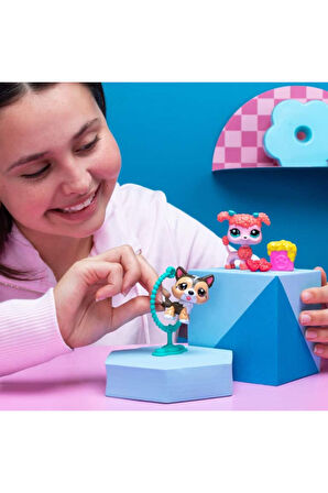 Littlest Pet Shop 2’li Figür Seti S2 - Shetland Çoban Köpeği Ve Poodle Köpek - 5 Cm  Minişler