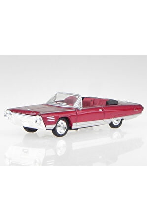 1:43 Ölçekli Lisanslı Metal Retro Amerikan Arabaları - Chrysler Turbine Car Cabrio 1964 - 10 CM