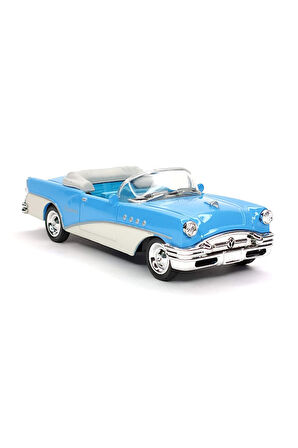 1:43 Ölçekli Lisanslı Metal Retro Amerikan Arabaları - 1955 Buick Century - 10 CM