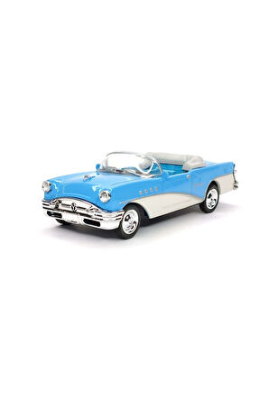 1:43 Ölçekli Lisanslı Metal Retro Amerikan Arabaları - 1955 Buick Century - 10 CM