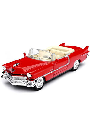1:43 Ölçekli Lisanslı Metal Retro Amerikan Arabaları - 1955 Cadillac Eldorado - 10 CM