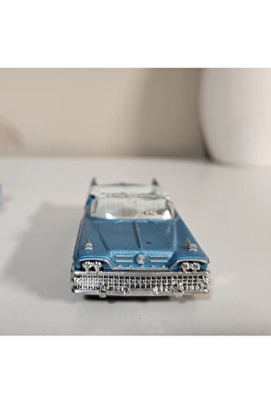 1:43 Ölçekli Lisanslı Metal Retro Amerikan Arabaları - 1958 Buick Cruiser - 10 CM