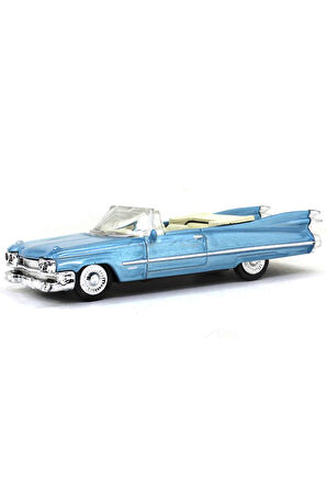 1:43 Ölçekli Lisanslı Metal Retro Amerikan Arabaları - 1959 Cadillac Series 62 - 10 CM