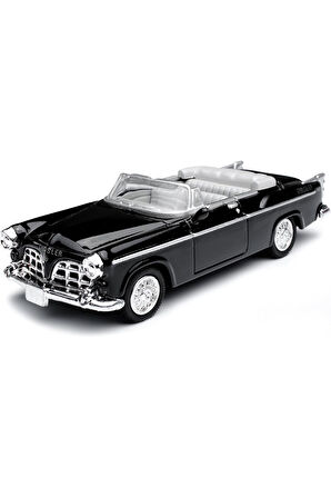 1:43 Ölçekli Lisanslı Metal Retro Amerikan Arabaları - 1955 Chrysler C-300 - 10 CM