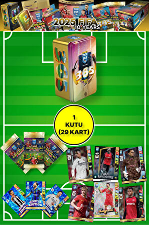 Panini Fifa 365 - 2025 Official TC Tin Box - Metal Kutulu Futbolcu Kartları ( 1 KUTU) MODEL 1