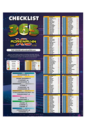 Panini Adrenalyn Fifa 365 - 2025 Tcg Mega Başlangıç Paketi Futbolcu Kartları Dergi Albümü