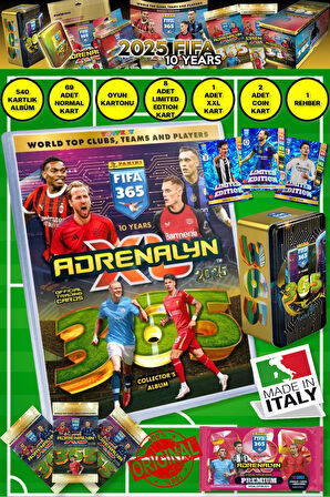 Panini Adrenalyn Fifa 365 - 2025 Official Trading Card Futbolcu Kartları Mega Set !..