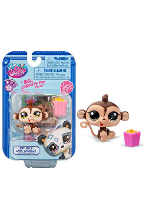 Littlest Pet Shop Minişler 1’li Figür Seri 2 - Maymun - 5 Cm Minişler