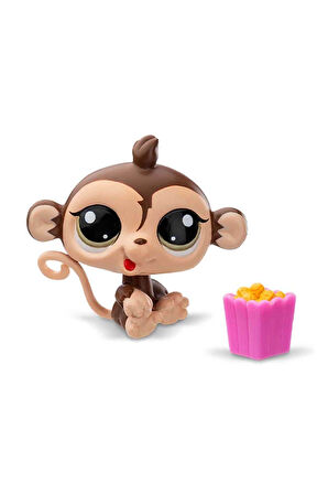 Littlest Pet Shop Minişler 1’li Figür Seri 2 - Maymun - 5 Cm Minişler