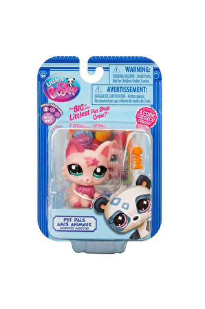 Littlest Pet Shop Minişler 1’li Figür Seri 2 - Pembe Kedi - 5 Cm Minişler
