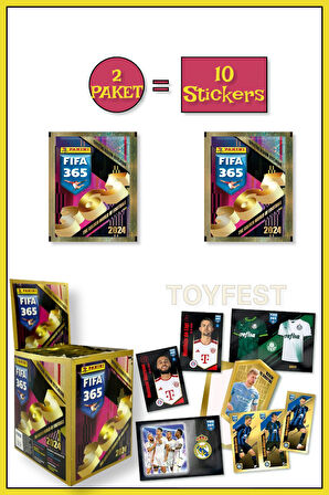 Panini Fifa 365 2024 Futbolcu Stickers Kartları - 1 Paket ( 5 Stickers )