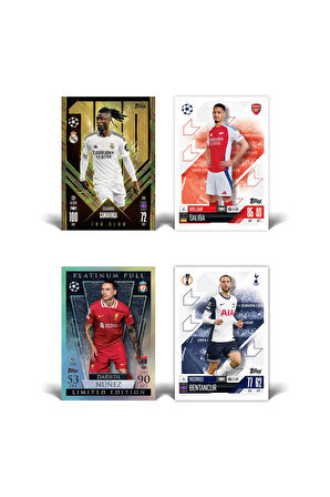 Topps Match Attax 24-25 Uefa Şampiyonlar Avrupa ve Konferans Ligi Futbolcu Kartları New Starter Pack